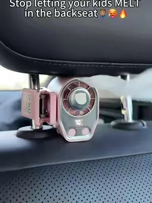 Stop letting your kids MELT in the backseat 🤦🏽‍♂️#coolingfan#tiktokshop#summeressentials#portablefan#fan