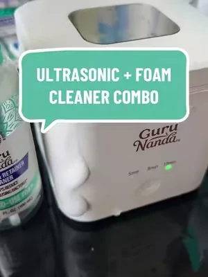 Ultrasonic cleaner for retainers, aligners, dentures or even jewelry 🦷🧼 @GuruNanda LLC @Pearl | 50+ TTS @Puneet Nanda bridge the gap #dealsforyoudays #ultrasoniccleaner 