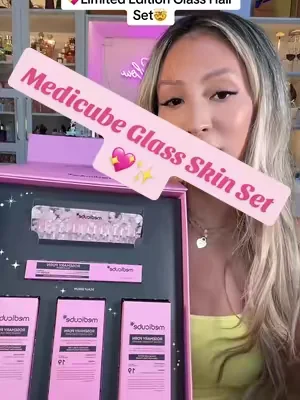 💖✨Medicube’s glass hair set💖#medicube #dealsforyoudays #tiktokshopsummerturnup #tiktokshopcreatorpicks #summervibes Posted on 06/21/2026 | Prices & promos were accurate at time of posting but may change. This is my personal testimony. Results may vary. @medicube US Store 