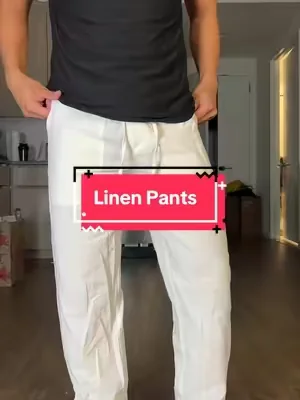 See why everyone has been getting these for the summer #linenpants #mensfashion #tiktokshopcreatorpicks #dealsforyoudays 