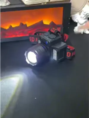 Linterna frontal LED, linterna frontal impermeable rechargeable por USB para exploracion, camping al aire libre. Muy bonita recomendada #led #flashlight #lights #headlamp #tools 