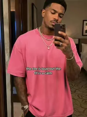 that’s why it works #pinktee #washedtee #mensshirt #OOTD #streetwear 