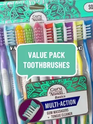 Soft toothbrushes with multi-action bristles 🧼🦷 @GuruNanda LLC @Pearl | 50+ TTS @Puneet Nanda bridge the gap #toothbrush #dealsforyoudays 