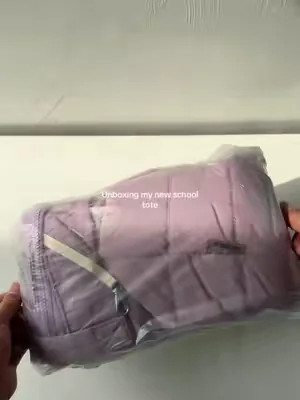 Unboxing my new school tote bag #unboxing #girlythings #workbag #schoolbag #collegebag 