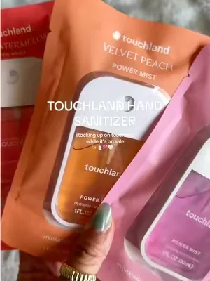 Touchland on sale? Say less 😂🧴✨ Stocking up now because these somehow end up in every purse, backpack, car, and diaper bag I own. #touchland #handsanitizer #restock #summerwins  #dealsforyoudays