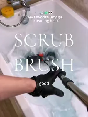 This saved my back! 🫧🙌🏽#scrubbrush #CleanTok #homefinds #dealsforyoudays #cleaningtools