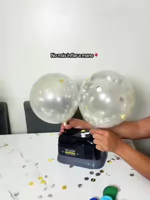 No más inflar a mano 🎈#globos #dealsforyoudays #summerwins #balloons #fyp 
