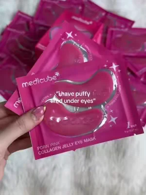 when it ACTUALLY works 🥹 free gifts while supplies last 💗 medicube pdrn collagen jelly eye mask puffy tired eyes tiktok shop #tiktokshopcreatorpicks #tiktokshopsummerturnup #DealsForYouDay #tiktokshopdealsforyou #medicube medicube best hydrogel eye patches dark circles fine lines wrinkles firming glass skin buy with coupon maehni