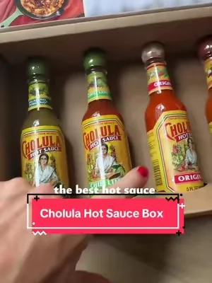 Cholula hot sauce bottle variety pack gift box #cholula #hotsauce #salsa #cholulahotsauce 