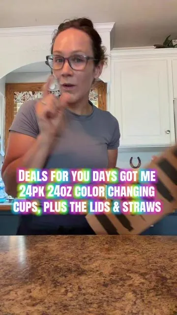 Deals so good you really can’t pass em up. These cups are so good for so many different things!!!!! WE LOVE THEM!! #summervibes #dealsforyoudays #dfyd #momfinds #cups 