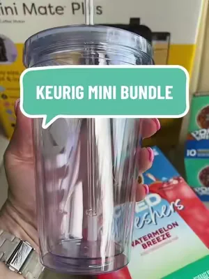 This keurig bundle is such a great deal but it’s selling out fast ☀️💦 @QVC, Inc #keurig #singleservecoffee #dealsforyoudays #refreshers #icedcoffee 