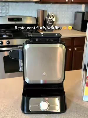 The Ninja Belgian Waffle Maker has completely ruined frozen waffles for me. Crispy on the outside, fluffy on the inside, and honestly way easier to use than I expected. These look and taste like the kind of waffles you’d order at brunch. #ninjawafflemaker #wafflemaker #belgianwaffles #breakfastwaffles 