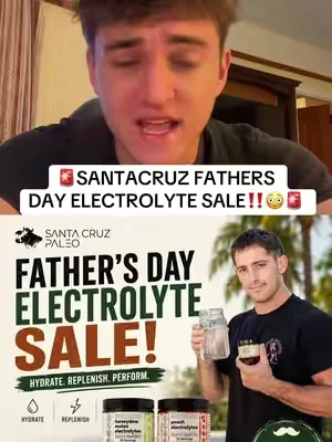 SANTACRUZ FATHERS DAY ELECTROLYTE SALE‼️😳🚨 #santacruzmedicinals #dealsforyoudays #FathersDay #electrolytes #tiktokshopcreatorpicks @Santa Cruz Paleo @SantaCruzPaleo 