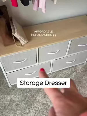Adding this to all my closets because it’s that functional and affordable 🙌🏻 #closetorganization #dresserorganization #dealsforyoudays #dealsforyouday #organizedhome 