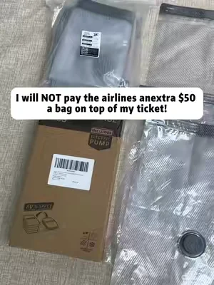 Why pay for extra bags when you can pack smarter?These vacuum seal bags +portable vacuum are a travel must have.More outfits ,less space ,and no overweight fees #TravelHacks  #DealsForYouDays #SummerWins  #TikTokShopDealsforYouDays#FathersDayGift