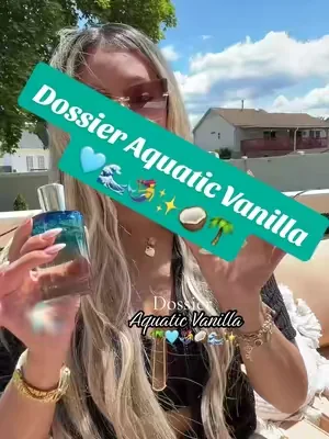 🩵🌊Juliette has a 🔫 vanilla vibes without the price tag! 💸✨ #aquaticvanilla #dossierperfumes #summerperfume #dealsforyoudays #tiktokshopcreatorpicks  @Dossier Perfume 
