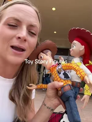 These action figures are so realistic and now that we saw the movie I can see why! #disneystore #toystory5 #actionfigures 