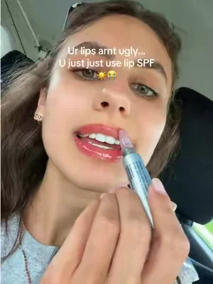 I can’t stand lip spf that taste like sunscreen 🤢 #lipspf #prequelskin #lipvisor #lipcare #SummerBeauty 