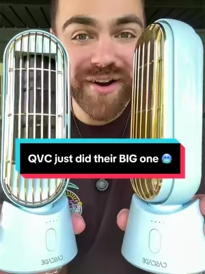I love how they are completely PORTABLE!! You can take these fans ANYWHERE you want! They are selling out fast, click the link to check them out 🥶😎 #qvc #fans #dealsforyoudays #SummerVibes #viral 