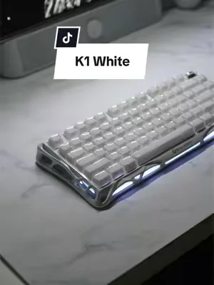 FINALLY the white Gravastar keyboard is here #gravastar #keyboard #k1 #k1white #dealsforyoudays 