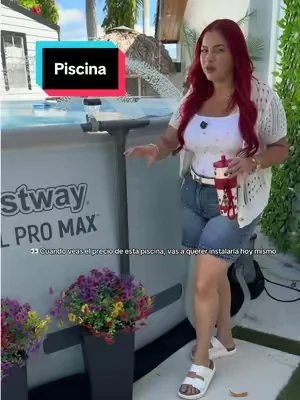 Replying to @Sandra & Kiki 🥰 Esta piscina Bestway Steel Pro Max es perfecta para refrescarse sin gastar una fortuna en salidas cada fin de semana. 💦 Incluye bomba de filtrado, estructura de acero resistente y diferentes tamaños para adaptarse a tu espacio. ¡Instálala y disfruta todo el verano con la familia! ☀️🏡 #abovegroundpool#tiktokshopcreatorpicks#tiktokshopsummerturnup#tiktokshopdealsforyoudays#summermusthaves  