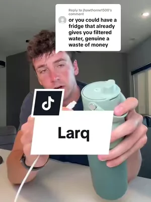 Replying to @jhawthorne1500 portable and cheaper! #larq #filteredwater #filteredwaterbottle #healthy #smartwaterbottle 
