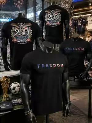 Freedom 250th Anniversary Shirt  #tshirt #shortsleeves #menstop #fyp #casualtshirt 