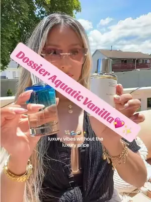 ✨🌊If you love Juliette Has A 🔫Vanilla Vibes, you need to smell Dossier’s Aquatic Vanilla 🤍 A fresh, beachy vanilla with salty ocean air vibes 🌊☀️ sweet, airy, addictive, and perfect for summer ✨🩵#dossierperfumes #summerfragrance #dealsforyoudays #tiktokshopcreatorpicks #aquaticvanilla @Dossier Perfume 