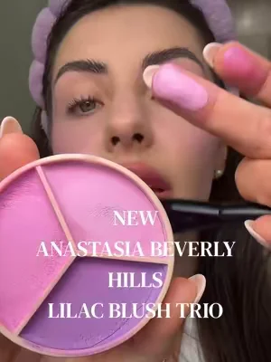 If you’re cool-toned you NEED to try a lilac blush….just trust me @Anastasia Beverly Hills #ABH #anastasiabeverlyhills #cooltonedmakeup #tiktokshopcreatorpicks #dealsforyoudays 
