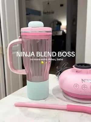 meet the ninja blendboss 🥝🍌✨ #blender #smoothie #smoothiebowl #kitchenappliance #dealsforyoudays 