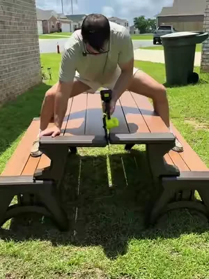 Oh this is the perfect patio furniture! #convertabench #bench #patiotable #patiofurniture #dealsforyoudays 