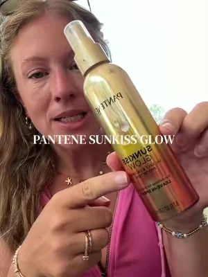 New Pantene Sunkiss glow leave in hair treatment #leaveintreatment #pantene #pantenesunkisssglow #chlorinehair @Pantene 