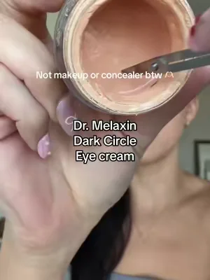 Best thing I’ve ever used for dark circles! This dark circle eyecream has quickly become my favorite product!! No creasing, super hydrating and tons of skincare benefits! 10/10 @Dr.Melaxin  #dealsforyoudays #darkcirclesundereyes #undereyecircles #eyecreamfordarkcircle #drmelaxin 