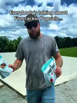 Everybody talks about Firecracker Popsicle, but this Cotton Candy flavor is right there with it for me. Makes staying hydrated a whole lot easier. #firesalt #electrolytes #hydration #outdoorlife #farmtok 