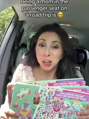 These make road trips with toddlers so much easier #dealsforyoudays #HadleyDesigns #HadleyStickerBook #toddlerlearning #summervibes 