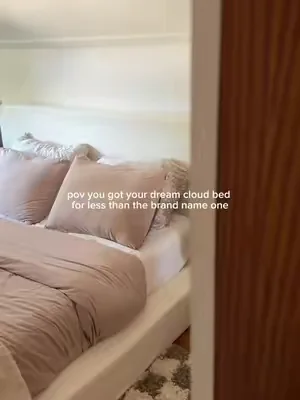 The boucle one is sooo good @Recci Official #cloudbed #marshmallowbed #bed #homefinds #dealsforyoudays 