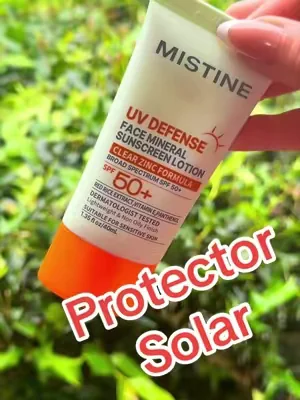Replying to @lapoderosa.25 DESCUENTO🚨 【NUEVO】[Mistine Oficial] Loción protectora solar mineral para el rostro SPF50+ | Ligera y no grasa | Acabado natural | No irritante | No deja residuos (no hace "bolitas") | Probada por dermatólogos | Fórmula suave | Apta para pieles sensibles y con tendencia al acné | Uso diario | Hidratante #summerwins #dealsforyoudays #Summervibes #sunscreen #protectorsolar 