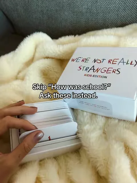 These cards have led to some of the sweetest conversations with my boys. ❤️ Instead of getting a one-word answer, these questions help kids share what they’re thinking, feeling, and dreaming about. Such an easy way to connect at bedtime, in the car, or during dinner. = #werenotreallystrangers #questionsforkids #momlife #conversationstarters #dealsforyoudays 