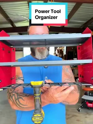 Vevor Power Tool Organizer #tools #garageorganization #vevortools #giftsforhim #workshopessentials @Haidee_Collab @VEVOR Store @VEVOR Automotive Store 