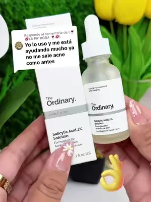 Respuesta a @(🍷💋LA PATRONA 🍷💋) ácido salicilico de @The Ordinary #salicylic #theordinary #acne 