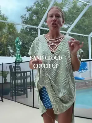 Sand cloud cover up #sandcloudcoverup #sandcloud #floridalife 