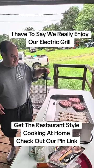 🔥 Bring the Restaurant Experience Home! 🔥 If you love great food without the hassle, this electric grill is a game changer! Whether you're grilling on the patio, cooking in the backyard, taking it camping, or using it right in your kitchen, this grill makes mealtime simple and delicious. ✅ Large cooking surface ✅ Convenient grease and food collection tray ✅ Easy cleanup when you're finished ✅ Lightweight and easy to transport ✅ Perfect for camping, tailgating, RV trips, and home use ✅ Delicious restaurant-style cooking wherever you go From juicy burgers and steaks to chicken, vegetables, and more, this grill helps you cook your favorites with ease. Less mess, less cleanup, and more time enjoying great food with family and friends! Who else loves easy cooking and even easier cleanup? 🍔🌭🥩 #ElectricGrill #EasyCooking #OutdoorCooking #CampingLife #BackyardBBQ 