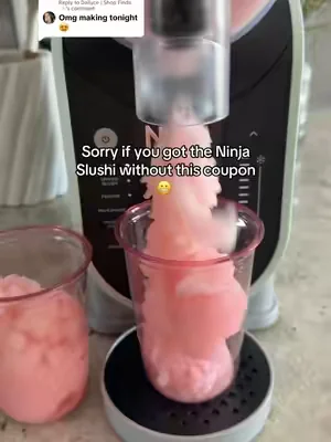 Replying to @Dallyce | Shop Finds ✨ thought it would be another appliance we never use… I was wrong!!!  #dealsforyoudays #ninjaslush #slushies #slushymaker #summerdrink 