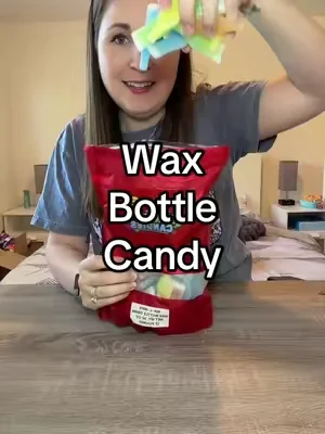 Soooo nostalgic but so good!!! The wax bottles we ate as kids!! #niklnips #waxbottles #waxbottlecandy #waxcandy 