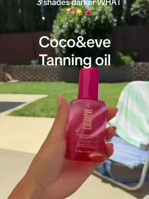 👙☀️being THIS tan before summer really even starts is A DREAM⛱️🍉 #tan #tanningoil #cocoandeve #dealsforyoudays #summerwins @Coco & Eve 