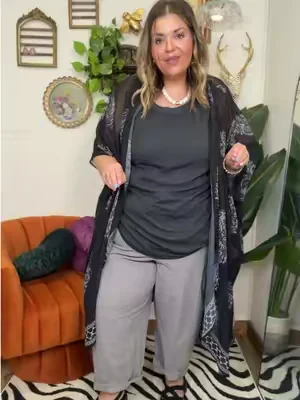 These plus size friendly cotton lightweight pants come in a variety of colors up to a 5X! I’m a size 24W and 5’6” wearing the 3X in this plus size piece! #DealsForYouDays #TikTokShopCreatorPicks #SummerWins 