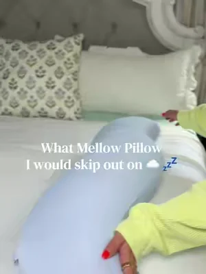 The body align pillow is a side sleepers dream. Support from your shoulders to your knees. The ploof pillow is my husbands favorite. He loves a soft but supportive pillow. More firm than the poof. The poof pillow is 1000/10 my favorite my head literally melts into it. @Mellow Sleep #pillows #mellow #bettersleep #hotelpillow #dealsforyoudays 