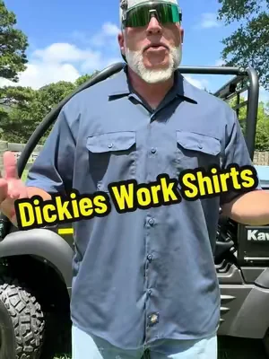 Dickies Work Shirts are Tough! #workshirt, #dickies, #bluecollar, #DealsForYouDays, #SummerWins 