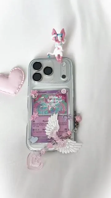this case is designed to resist yellowing, & slow down the process up to 3x compared to other clear cases #iphone17pro #iphonecase #clearcase #dealsforyoudays #pokemoncard 