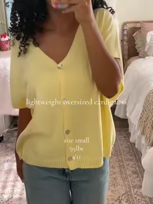love this color too 🌟🤍#fashionfinds #outfitinspo #cardigan #dealsforyoudays #tiktokshopcreatorpicks  